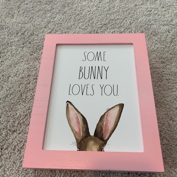 Rae Dunn Other - RAE DUNN Some Bunny Loves You Sign!